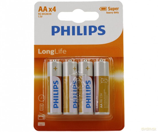 Baterie PHILIPS Longlife AA 4szt