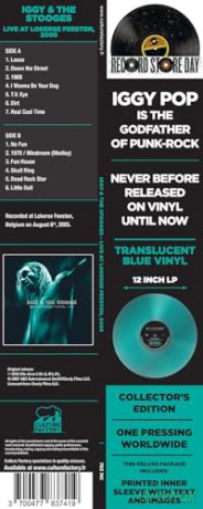 Iggy Pop: Live At Lokerse Feesten 2005 (RSD) (Collector's) (Translucent Blue) [Winyl]