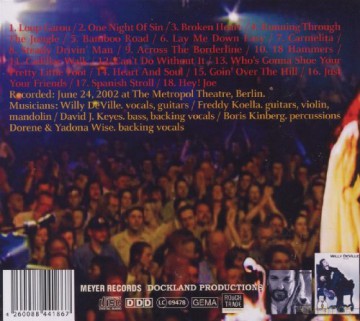Willy DeVille: Live At The Metropol: Berlin, 24.6.2002 [CD]