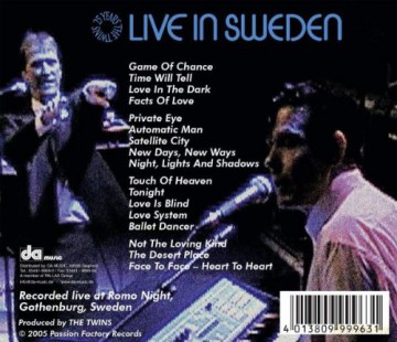The Twins: Live In Sweden 2005 [CD]