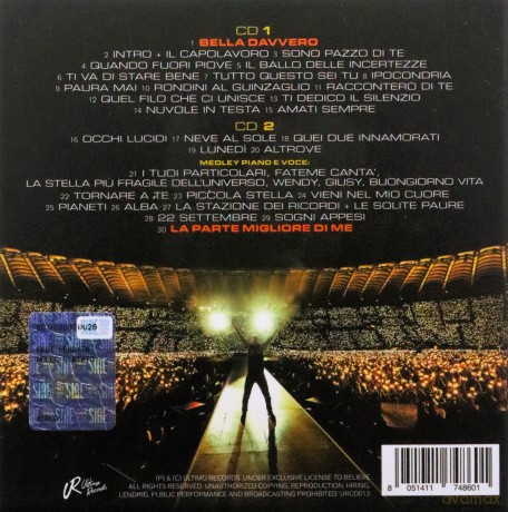 Ultimo: Live Stadi 2024 [CD]