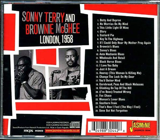 Sonny Terry & Brownie McGhee: London 1958 [CD]