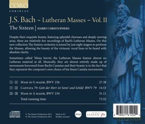 Johann Sebastian Bach: Lutherische Messen Vol.2 [CD]