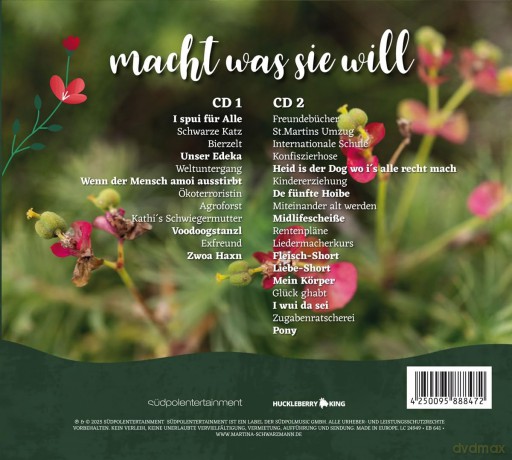 Martina Schwarzmann: Macht was sie will [CD]