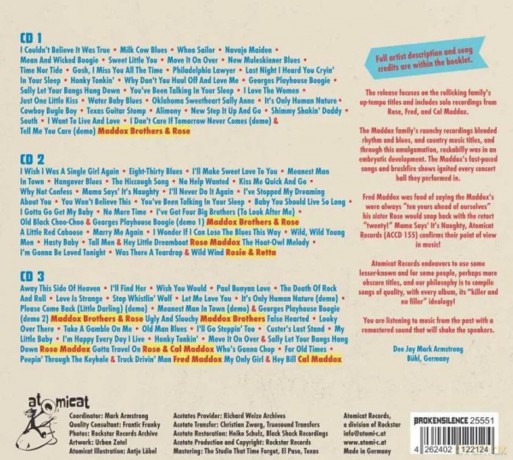 The Maddox Brothers & Rose: Mama Says It's Naughty [3CD]