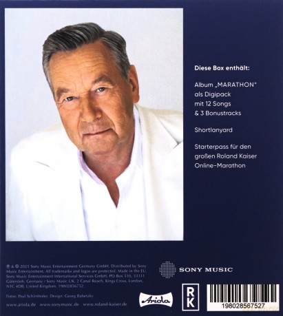 Roland Kaiser: Marathon (Limitierte Deluxe) [CD]