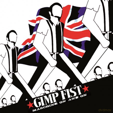 Gimp Fist: Marching On And On (Clear w/ Blue/Black Splatter) [Winyl]