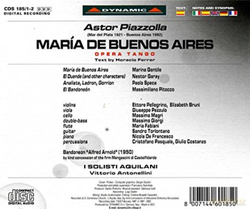 Astor Piazzolla: Maria de Buenos Aires [2CD]