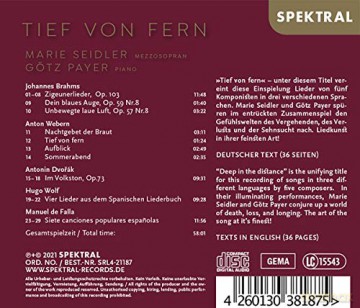 Marie Seidler - Tief von fern [CD]