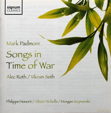 Mark Padmore - Songs in Time of War [CD]