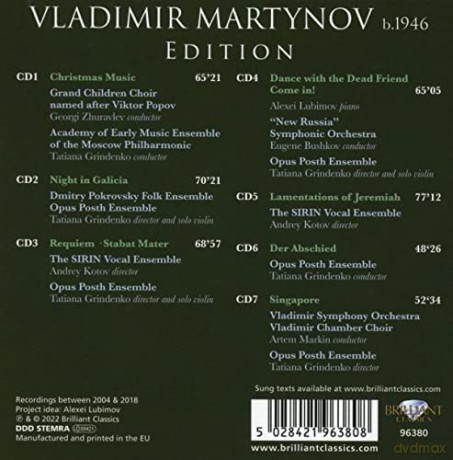 Vladimir Martynov: Martynov Edition [7CD]
