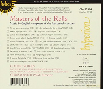 Masters of the Rolls [CD]