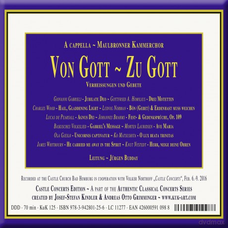 Maulbronner Kammerchor - Von Gott zu Gott [CD]