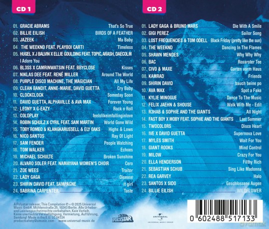 MegaHits 2025 - Die Erste [2CD]