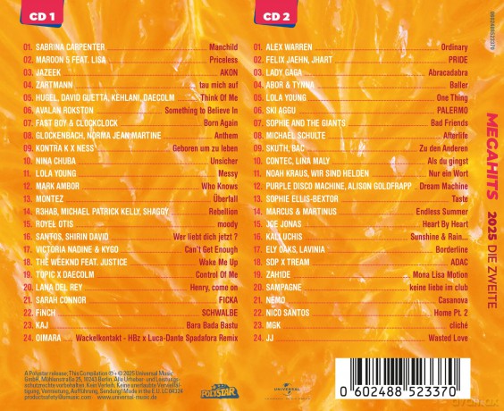 MegaHits 2025 - Die Zweite [2CD]