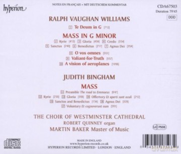 Judith Bingham: Messe [CD]