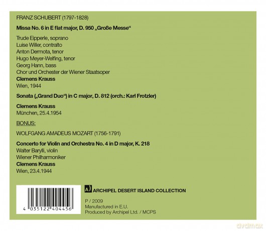 Franz Schubert: Messe Es-dur D.950 [2CD]