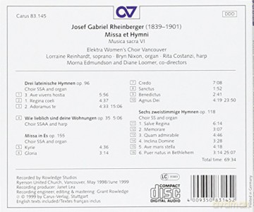 Josef Rheinberger: Messe op.155 [CD]