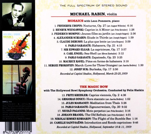 Michael Rabin - Mosaics [CD]