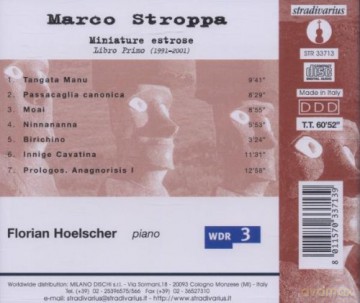 Marco Stroppa: Miniature Estrose Heft 1 [CD]
