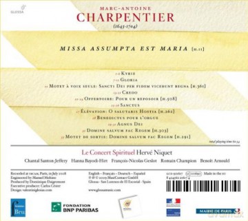 Marc-Antoine Charpentier: Missa Assumpta est Maria H.11 [CD]