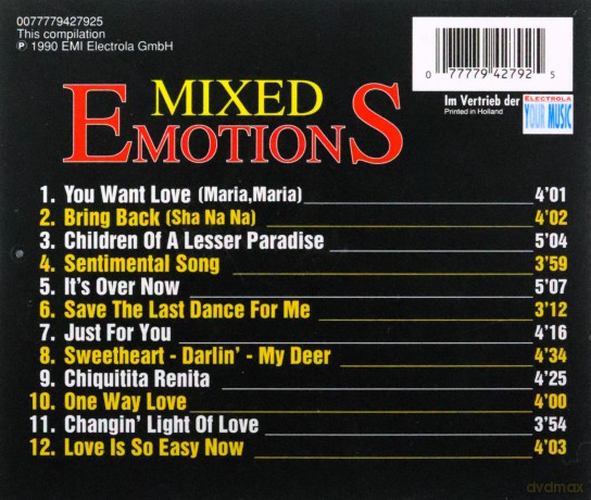 Mixed Emotions: Mixed Emotions [CD]