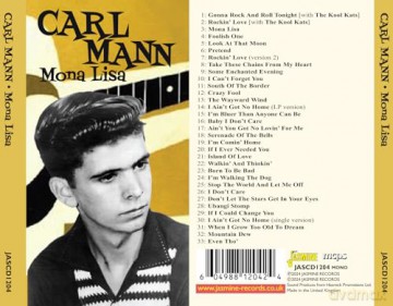 Carl Mann: Mona Lisa [CD]