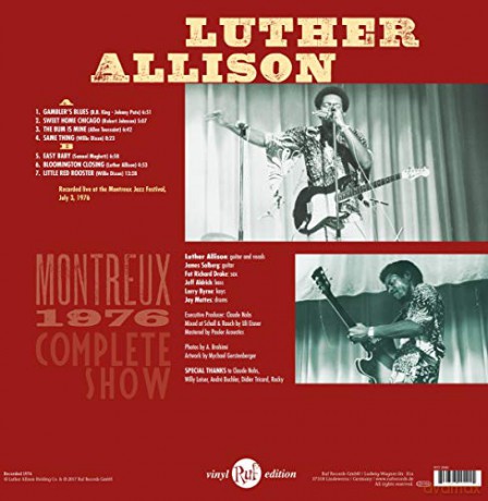 Luther Allison: Montreux 1976 (Red) [Winyl]