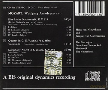 Mozart fur 2 Organisten [CD]
