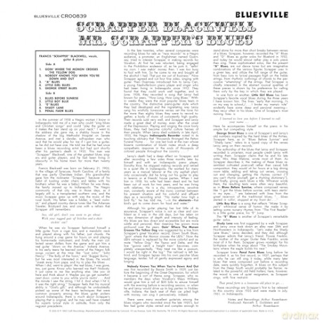 Scrapper Blackwell: Mr. Scrapper's Blues (2024 remastered) (Bluesville Acoustic Sounds Series) [Winyl]