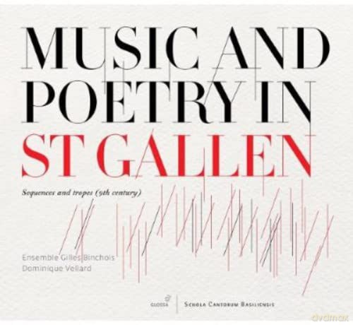 Music And Poetry in St.Gallen (Sequences and Tropes 9.Jh.) [CD]