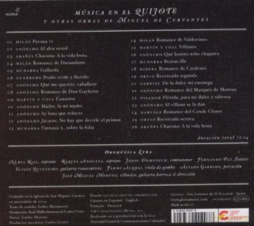 Musica en el Quijote [CD]