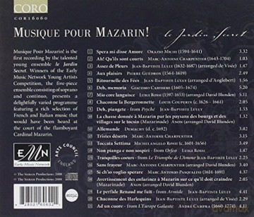 Musique pour Mazarin [CD]
