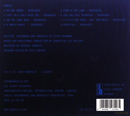 Peter Baumann: Nightfall [CD]