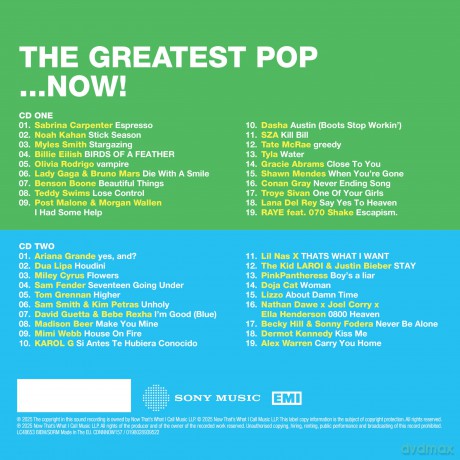 Now That's What I Call Pop [2CD]