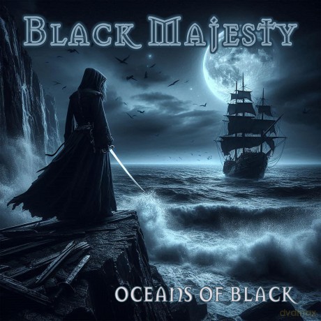Black Majesty: Oceans Of Black (Limited) (Blue Marble) [Winyl]