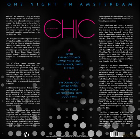 Chic: One Night In Amsterdam (Limited) (Blue/Pink Color In Color) [Winyl]