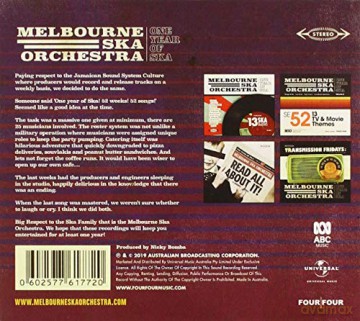 Melbourne Ska Orchestra: One Year Of Ska [CD]