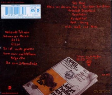 Die Toten Hosen: Opel Gang [CD]