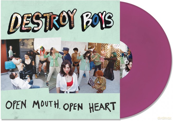 Destroy Boys: Open Mouth Open Heart (Purple) [Winyl]