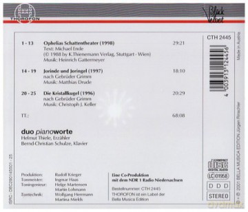 Heinrich Gattermeyer: Ophelias Schattentheater [CD]