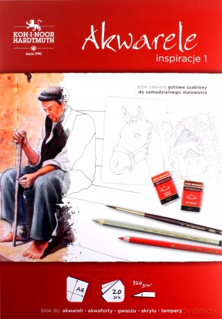 Blok A4 Inspiracje - Akwarele