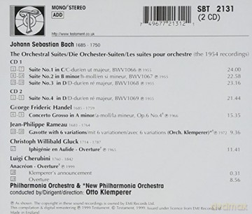 Johann Sebastian Bach: Orchestersuiten Nr.1-4 [2CD]
