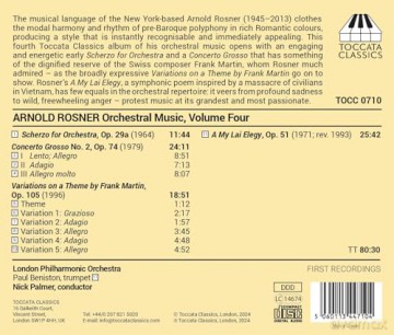 Arnold Rosner: Orchesterwerke Vol.4 [CD]