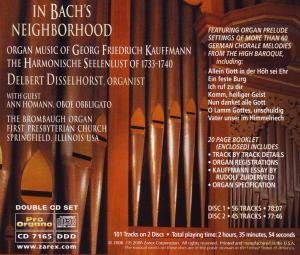 Georg Friedrich Kauffmann: Orgelchoraele Harmonische Seelenlust (1733-1740) [2CD]