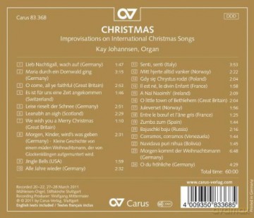 Orgel-Improvisationen uber internationale Weihnachtslieder Christmas [CD]