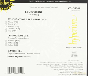 Louis Vierne: Orgelsymphonie Nr.2 [CD]
