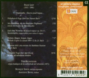 Franz Liszt: Orgelwerke [CD]