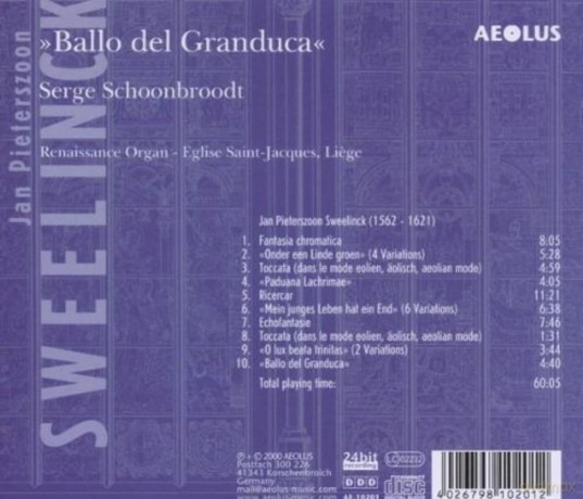 Jan Pieterszoon Sweelinck: Orgelwerke [CD]