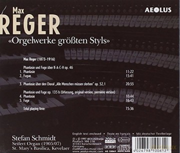 Max Reger: Orgelwerke [CD]